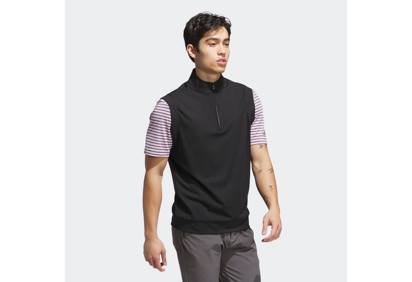 adidas Performance Funktionsweste ULTIMATE365 CLASSIC QUARTER-ZIP VEST für Golf, mit Reißverschluss, aus Polyester und Elasthan