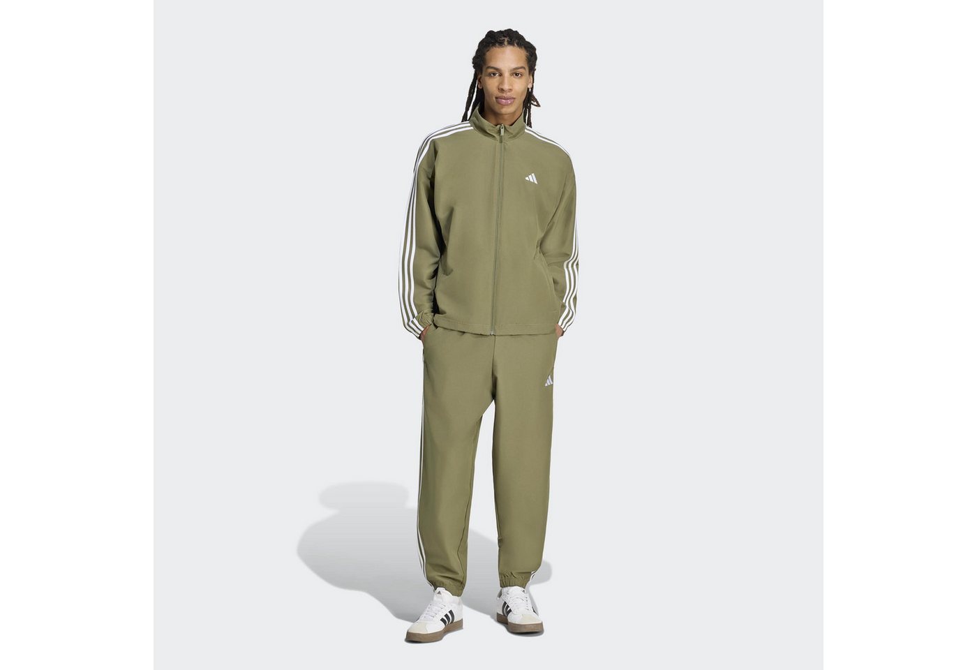adidas Sportswear Trainingsanzug 3-STREIFEN WOVEN (2-tlg) Bild 2