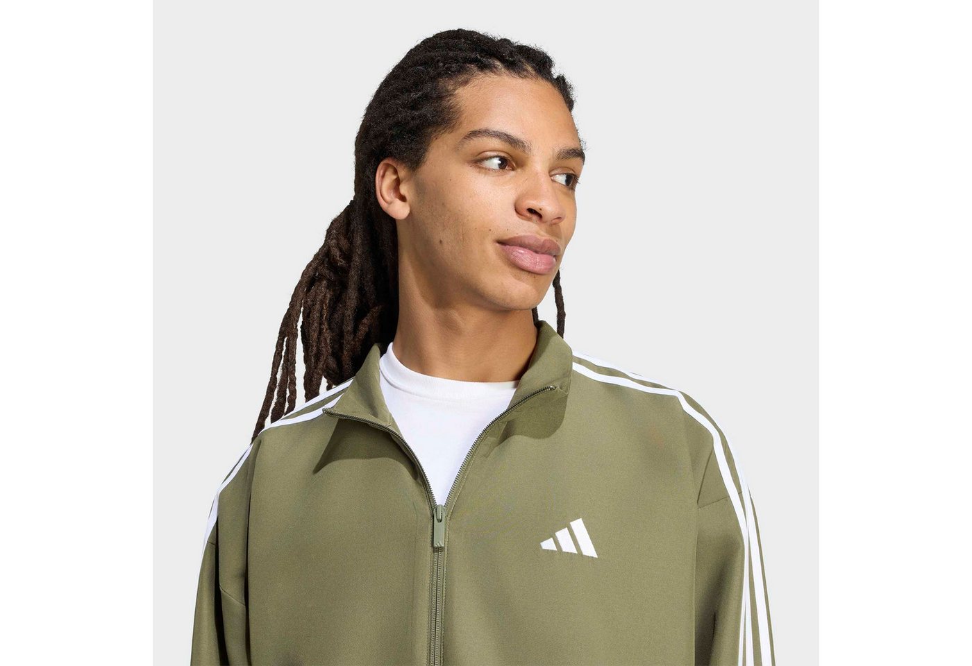 adidas Sportswear Trainingsanzug 3-STREIFEN WOVEN (2-tlg) Bild 3
