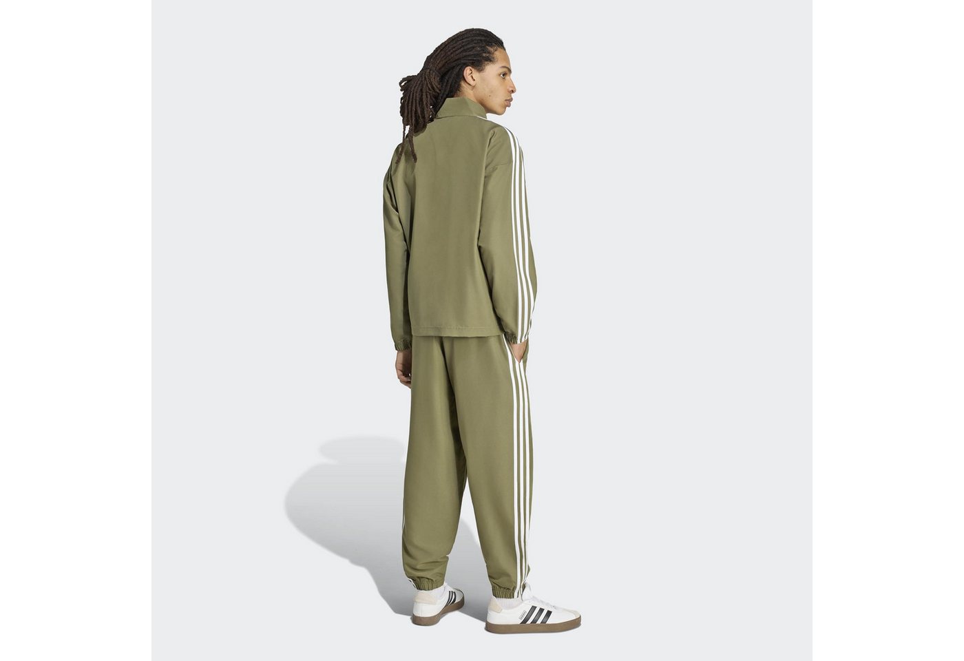 adidas Sportswear Trainingsanzug 3-STREIFEN WOVEN (2-tlg) Bild 5