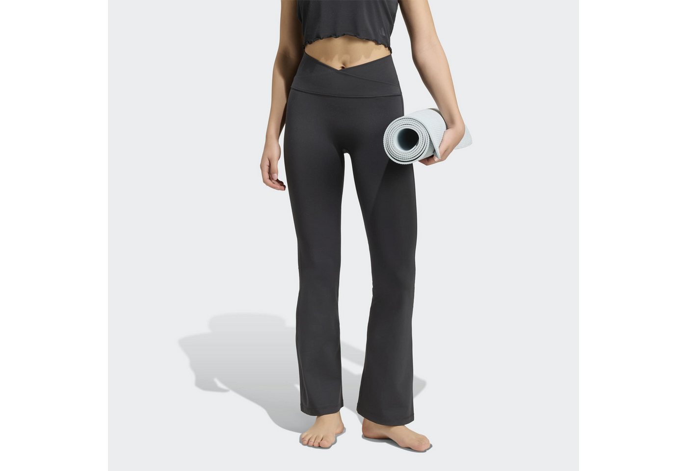 adidas Performance Trainingstights 3-STREIFEN STUDIO ALL ME FLARE X-OVER LEGGINGS Bild 5