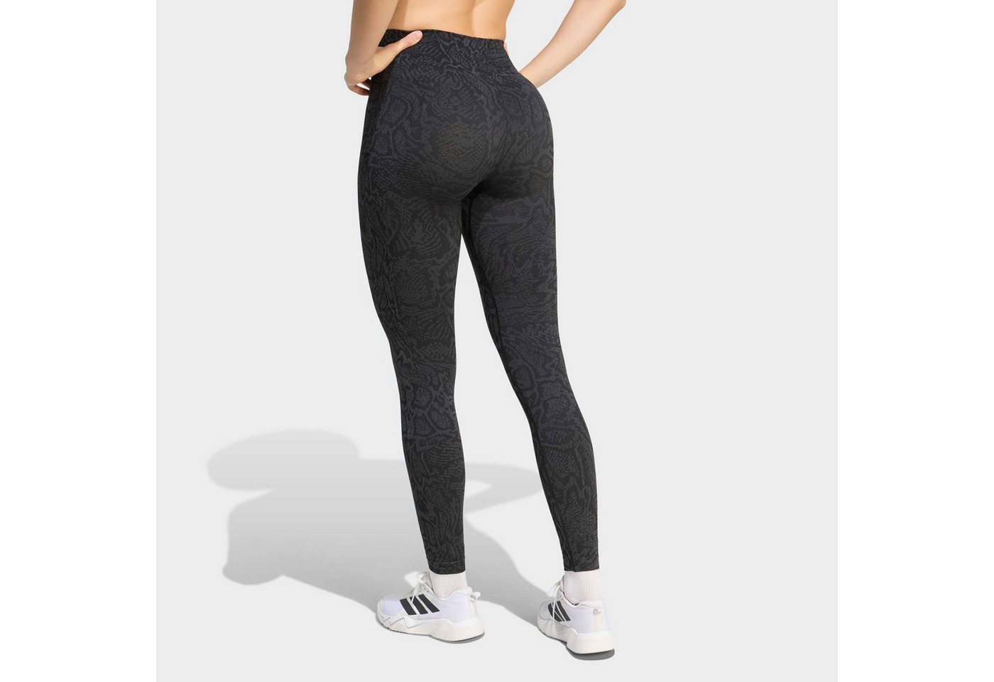 adidas Performance Trainingstights WORKOUT ESSENTIALS LEGGINGS, KOMPLETTE LÄNGE, KNIT SNAKE mit nahtloser Konstruktion, aus Stretch-Material, Full-Length-Schnitt Bild 3