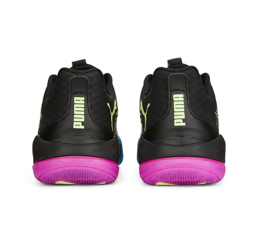 PUMA Hallen-Indoorschuhe Eliminate Power Nitro II schwarz/bunt Herren Badmintonschuh Bild 2