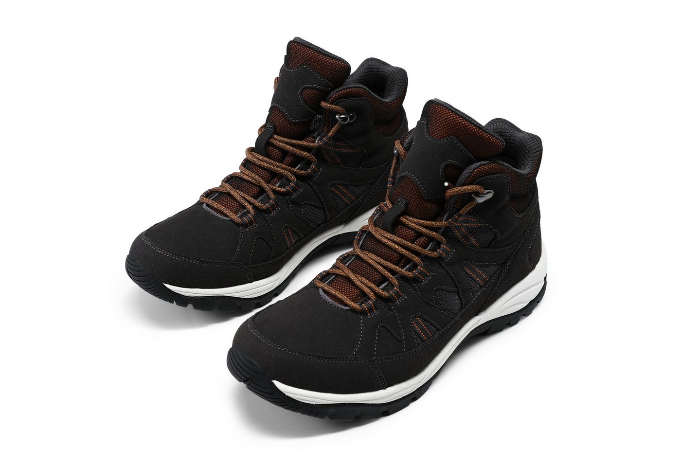 YOUTHUP Herren MID Suede-Outdoorschuh Wanderschuh wasserdicht & rutschfest