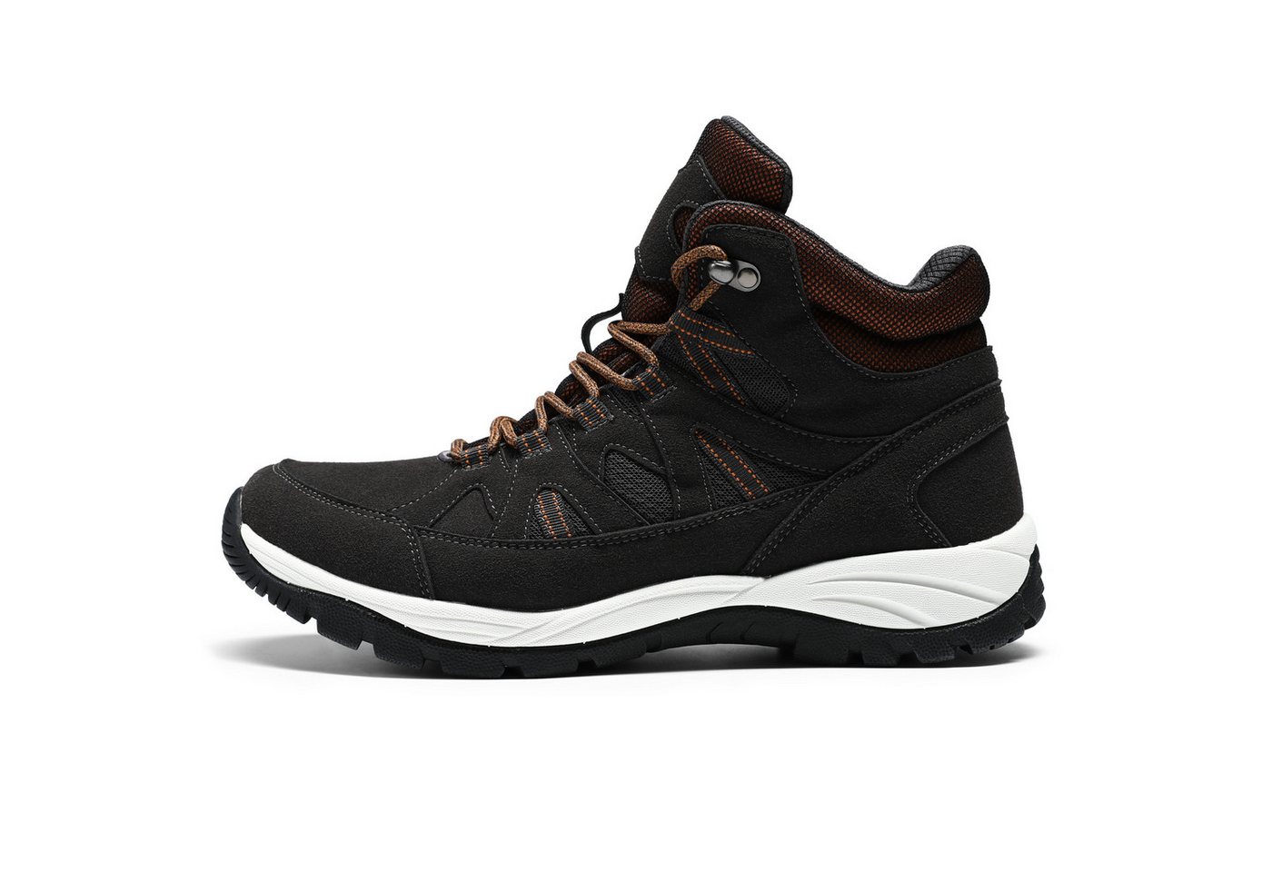 YOUTHUP Herren MID Suede-Outdoorschuh Wanderschuh wasserdicht & rutschfest Bild 2