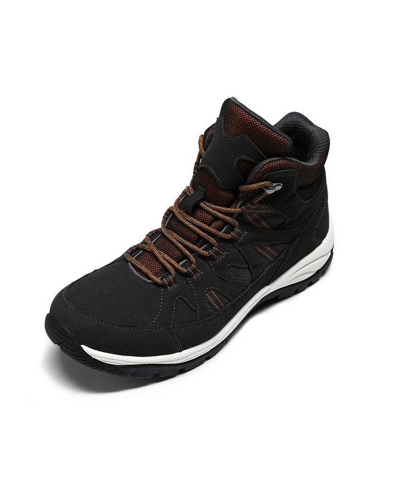 YOUTHUP Herren MID Suede-Outdoorschuh Wanderschuh wasserdicht & rutschfest Bild 4