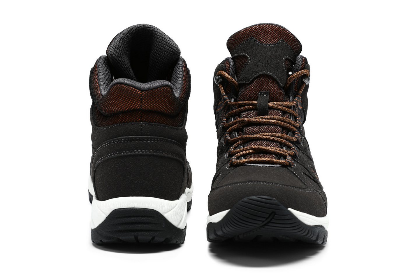 YOUTHUP Herren MID Suede-Outdoorschuh Wanderschuh wasserdicht & rutschfest Bild 5