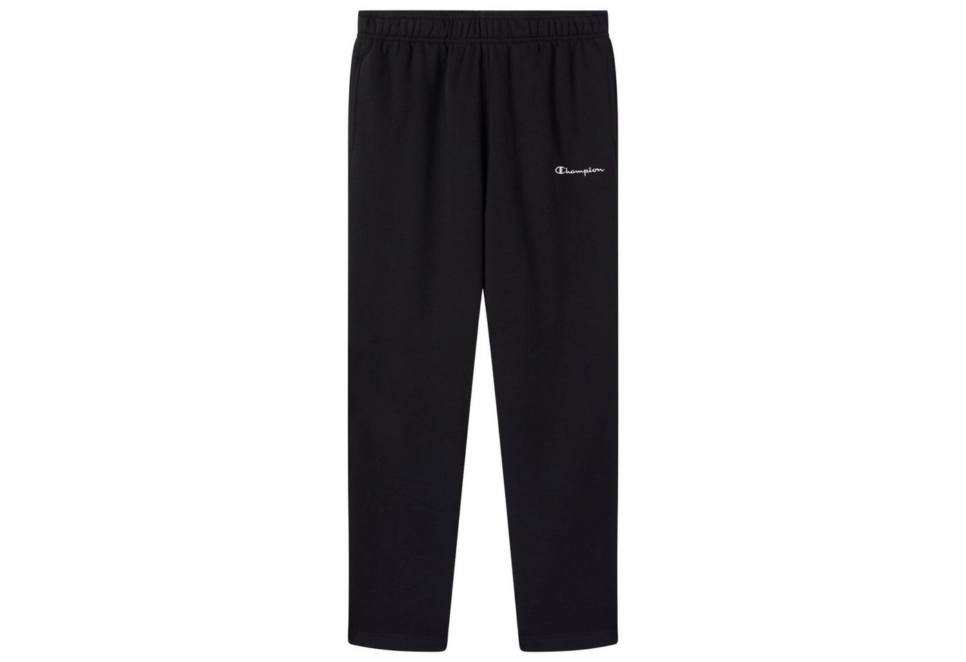 Champion Trainingshose Icons Herren Fleece-Hose mit geradem Saum Schwarz Bild 2