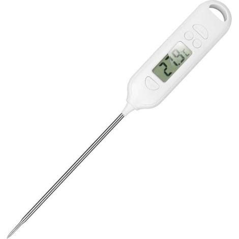 Fleischthermometer - Langfühler-kochthermometer - Lcd-anzeige - Kochthermometer Für Küche, Grill, Barbecue, Lebensmittel [energieklasse A]
