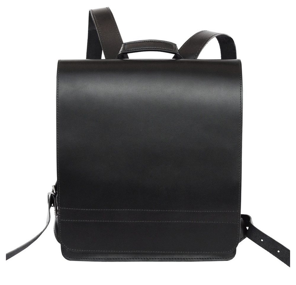 Jahn-Tasche Schulrucksack Großer Lederrucksack, Lehrer-Rucksack XL Leder Schwarz Jahn-Tasche 670 Bild 4
