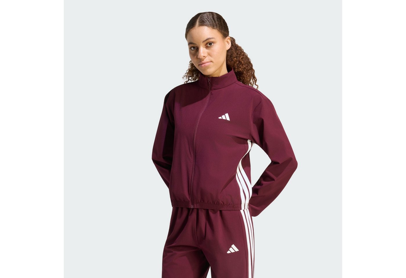 adidas Performance Trainingsjacke TRAIN ESSENTIALS 3-STREIFEN WOVEN WARM-UP JACKE (1-St) Bild 3