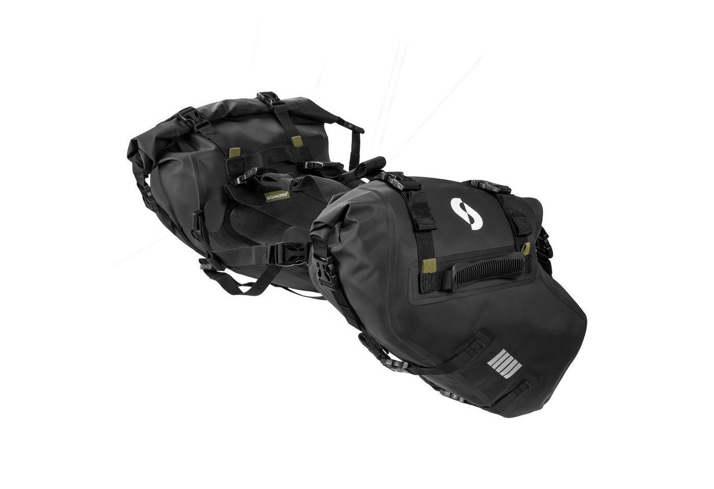 SCHNORR Gepäckträgertasche Seitentaschen 9L - 2er-Set - 18L - wasserdicht Bild 3