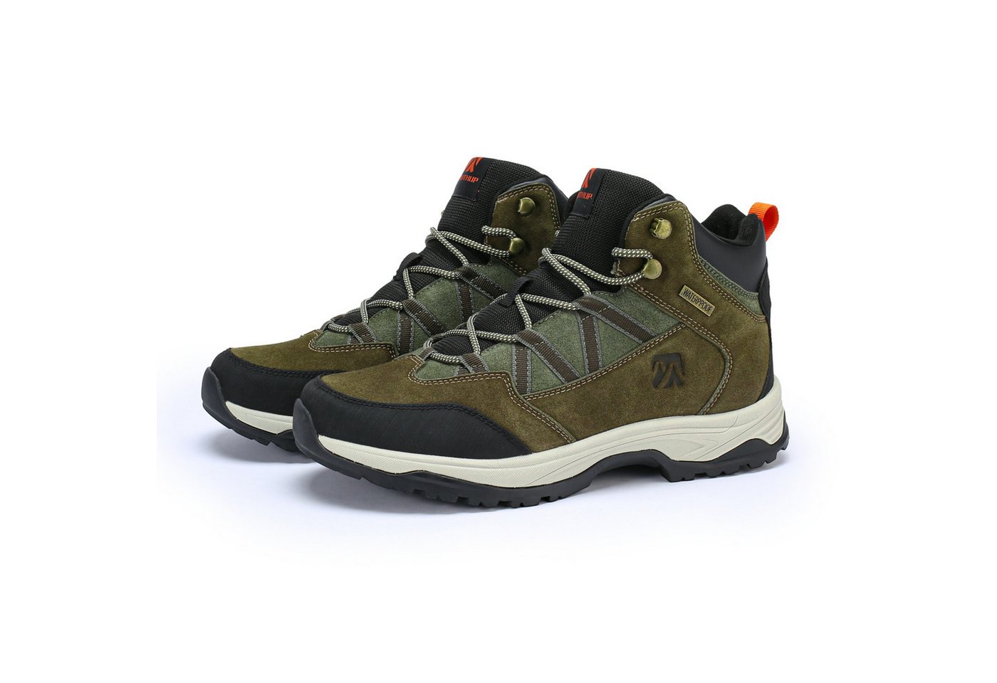 YOUTHUP Herren High-Top Freizeitschuh Wanderschuh wasserabweisend robust und atmungsaktiv Bild 3