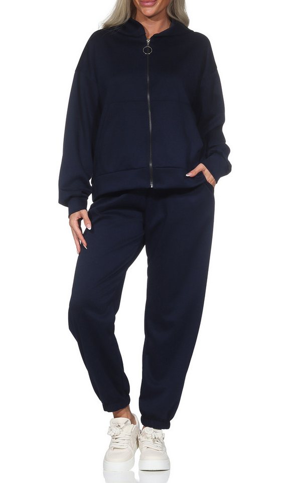 simaranda Jogginganzug Damen Jogginganzug 618 36-42 Navy Bild 3
