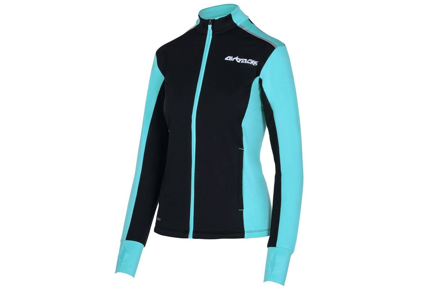 Airtracks Laufshirt Winter Damen Sweatshirt Langarm Pro Line (Funktionsshirt mit Fleece optimal) für die kalte Jahreszeit Herbst -Winter » S M L XL XXL « Bild 5