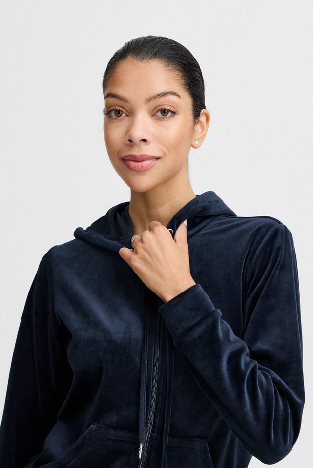 b.young Trainingsanzug Jogginganzug Regular Fit Bequem für Damen, Regulär geschnitten Fit Rundhals Unifarben wärmend Bild 3