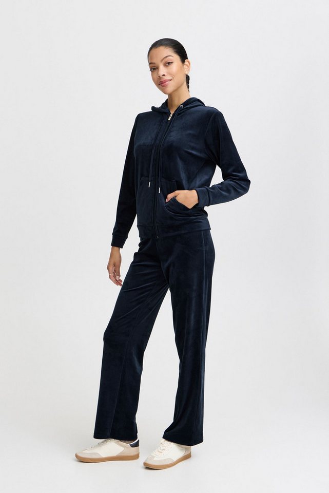 b.young Trainingsanzug Jogginganzug Regular Fit Bequem für Damen, Regulär geschnitten Fit Rundhals Unifarben wärmend Bild 5