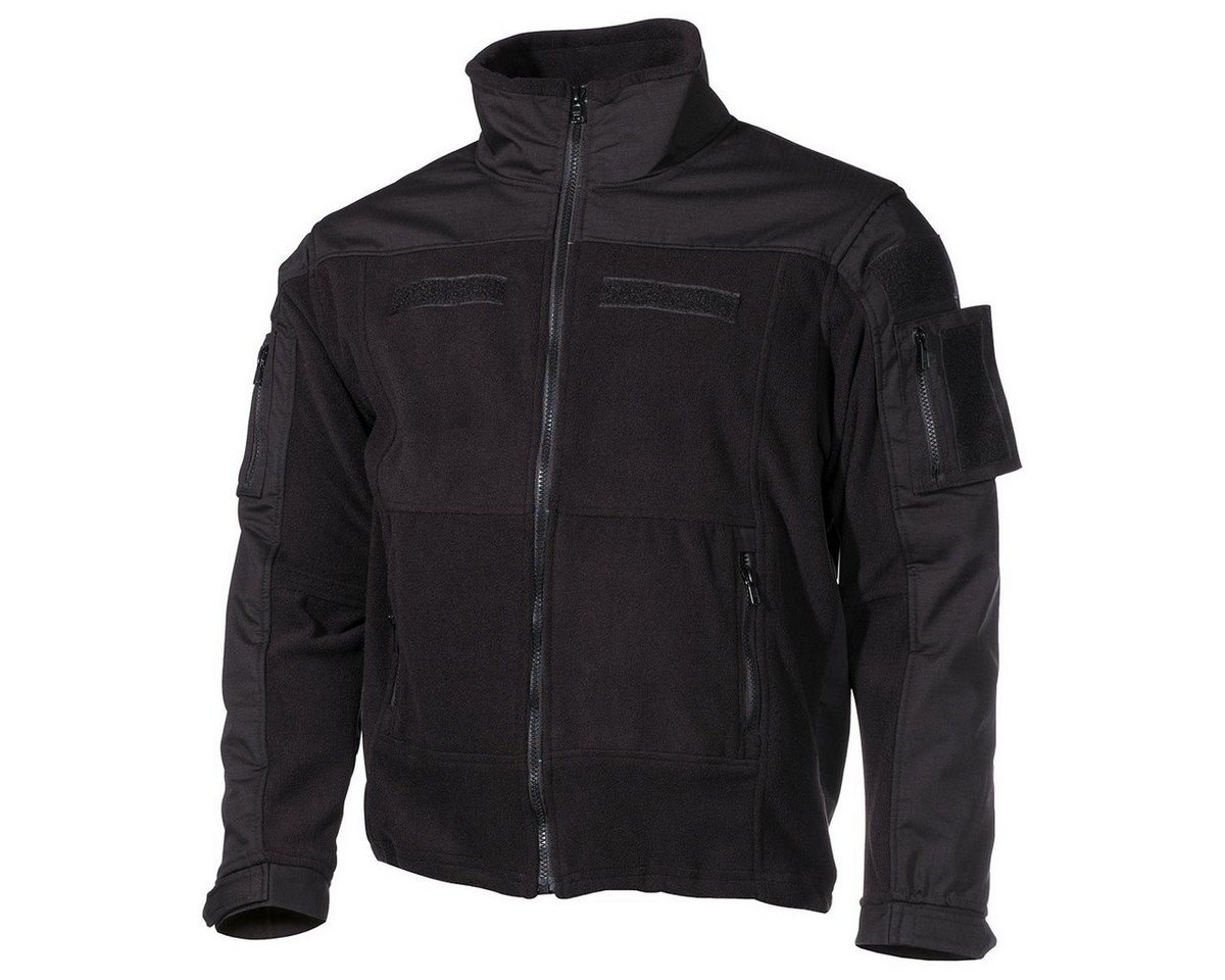 MFH Outdoorjacke Trekking Fleece-Jacke, "Combat", schwarz XL Bild 3