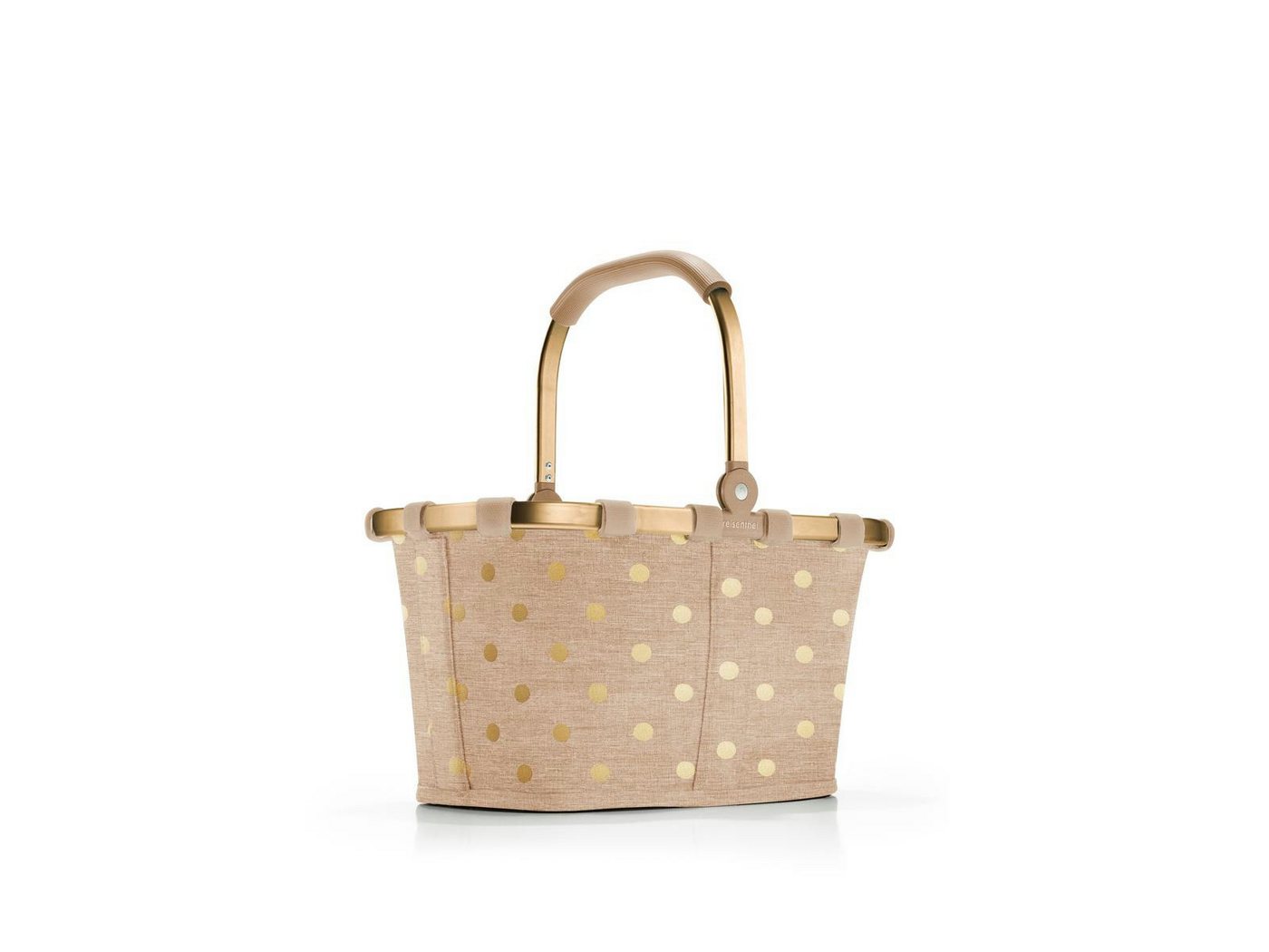 REISENTHEL® Einkaufskorb carrybag XS frame metallic dots coffee Bild 2
