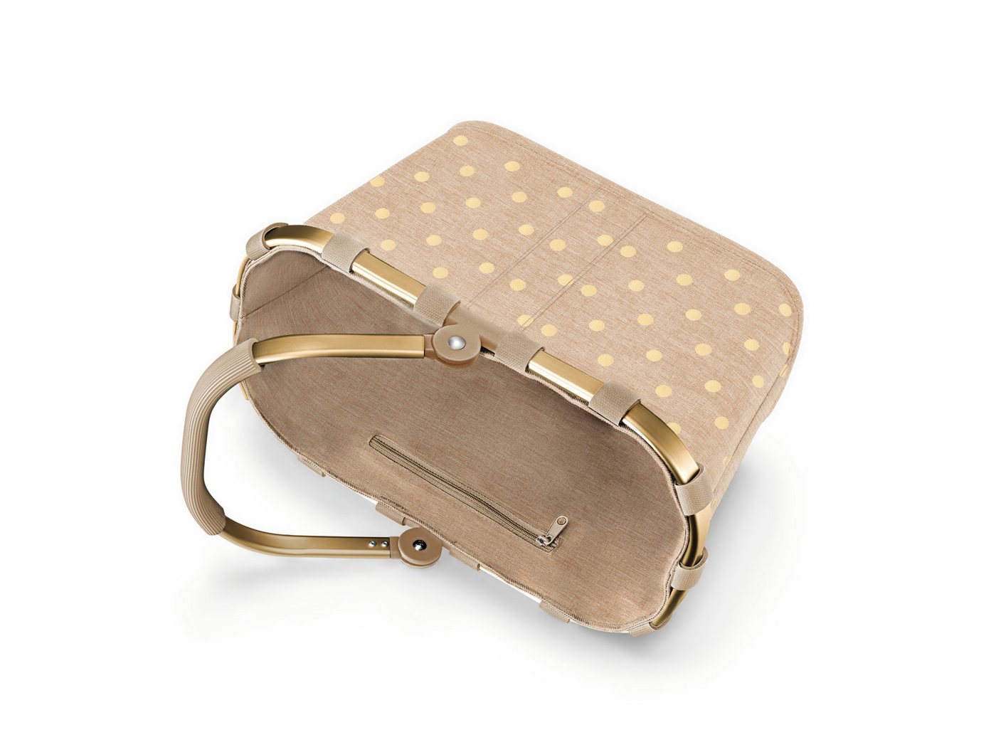 REISENTHEL® Einkaufskorb carrybag XS frame metallic dots coffee Bild 5