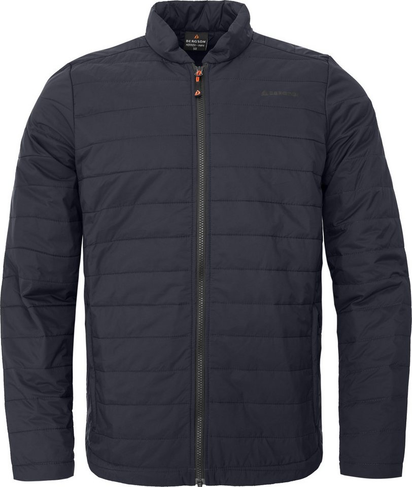 Bergson Outdoorjacke ASKIM Herren Steppjacke, leicht wattiert, wasserabweisend, Normalgrößen, Na