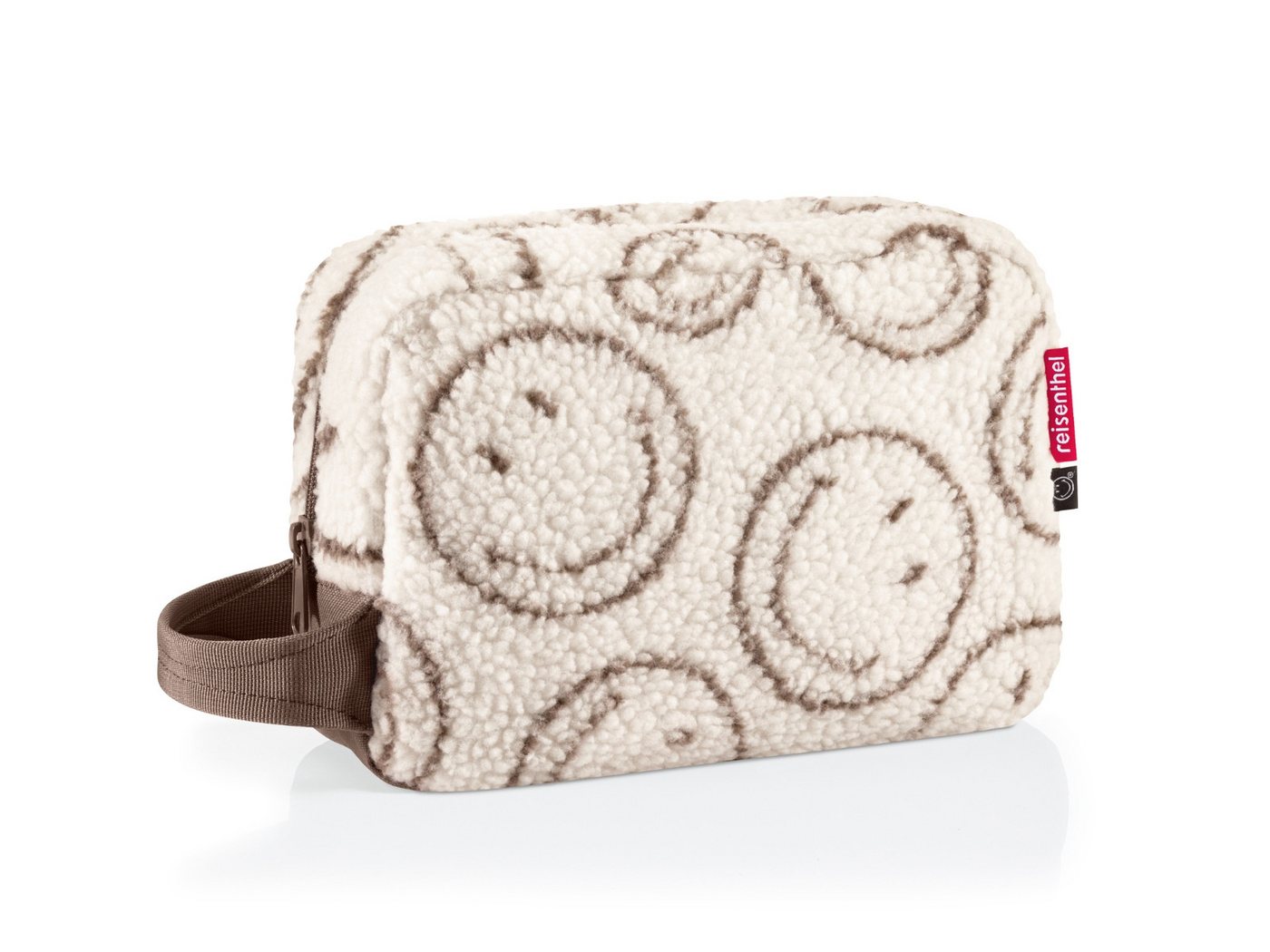 REISENTHEL® Kosmetiktasche cosmeticpouch M smiley® teddy chocolate Bild 2