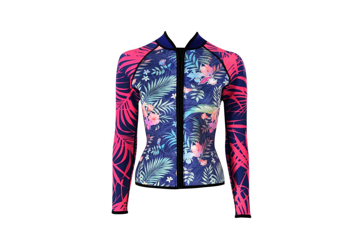 F2 Neoprenanzug F2 Damen Neopren Oberteil Tropical Jacke Lang 2,5 mm XXS Multicolor Bild 3
