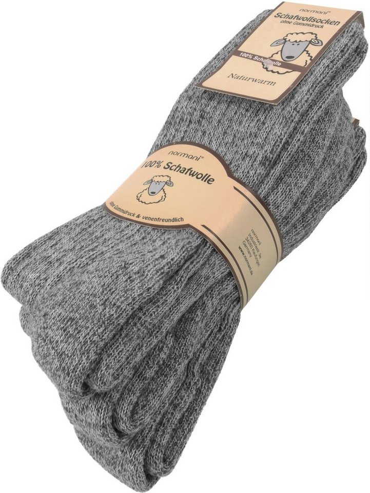 normani Thermosocken 3 Paar Schafwollsocken (Set, 3 Paar) wärmend und atmungsaktiv Bild 5