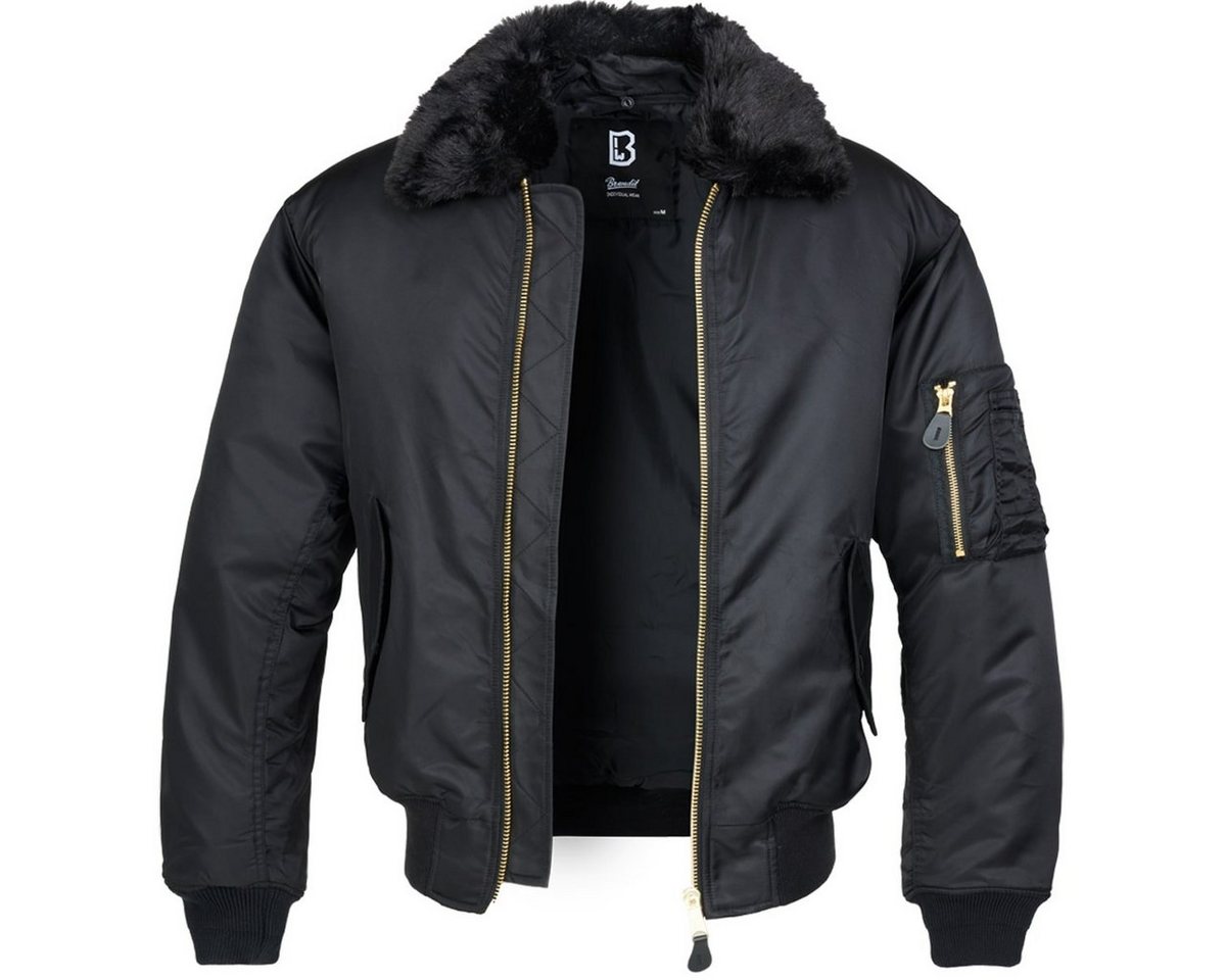 Brandit Outdoorjacke Brandit US Fliegerjacke MA2 mit Fellkragen