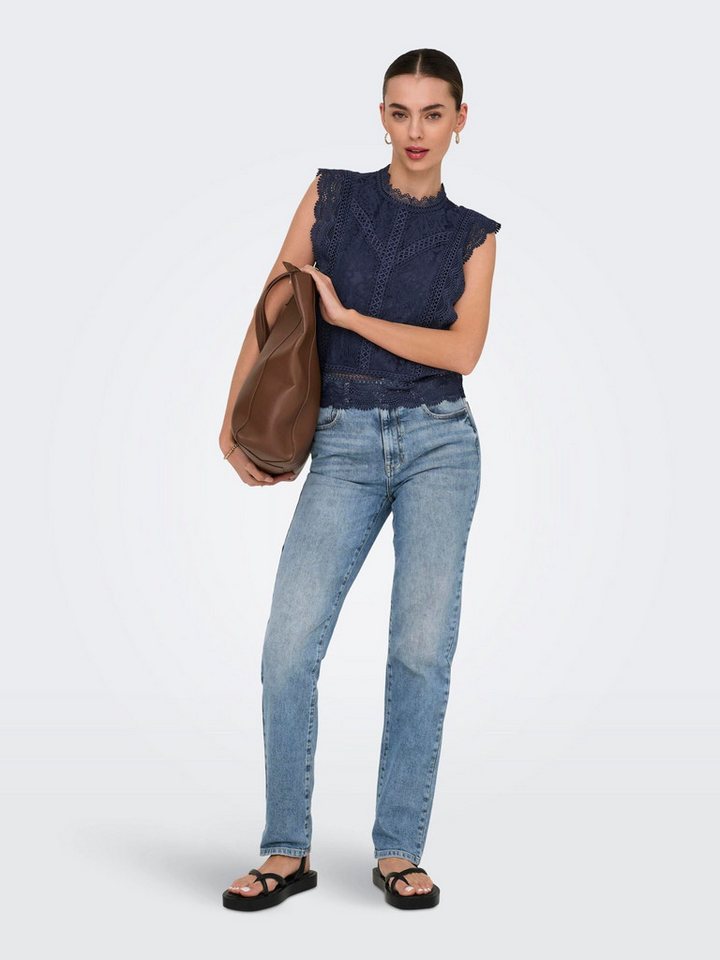 ONLY Funktionsbluse ONLKARO (1-tlg) Spitze