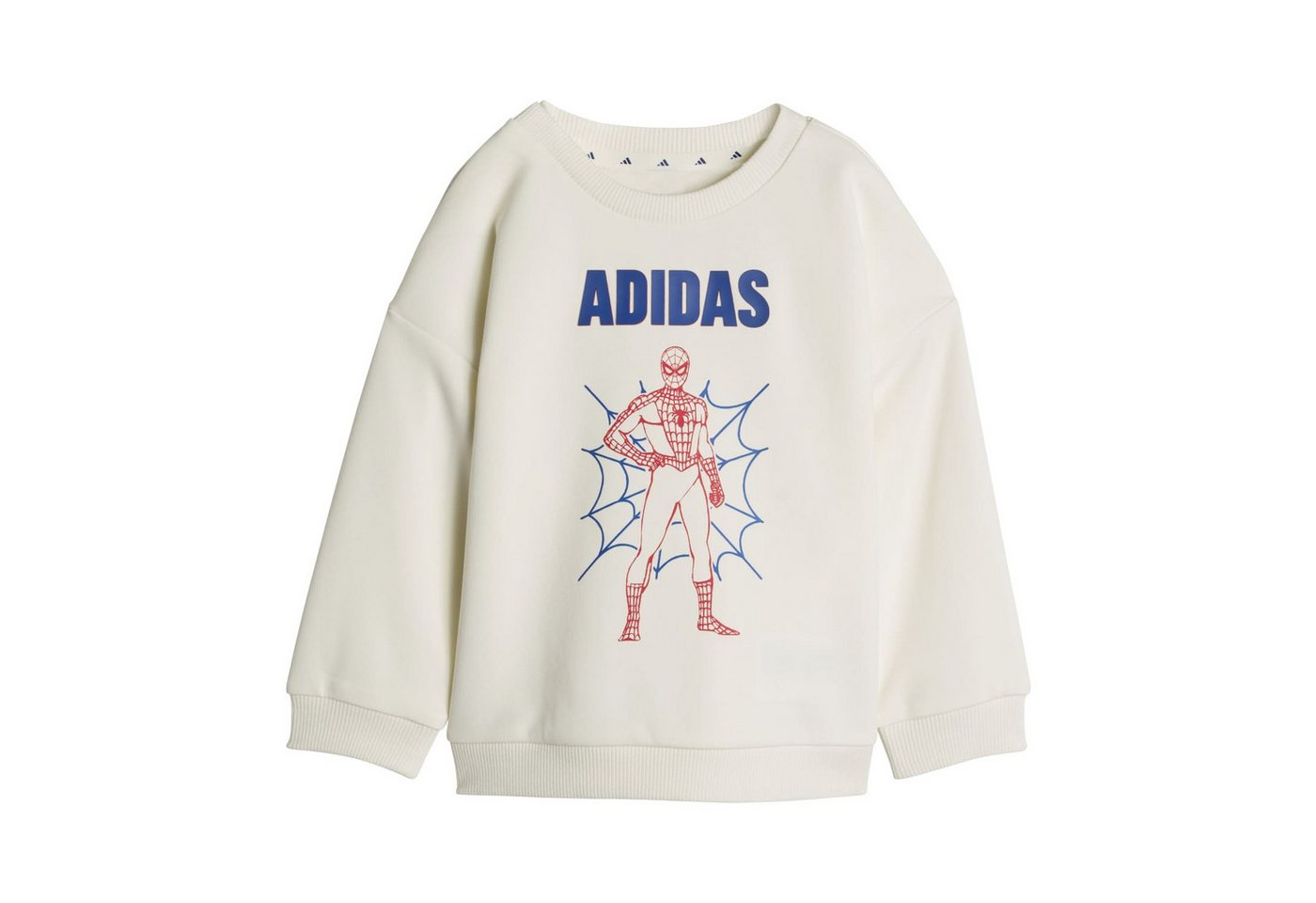adidas Performance Jogginganzug Marvel Spider-Man (Baumwolle-Mischung) weiss/blau Kleinkinder Bild 3