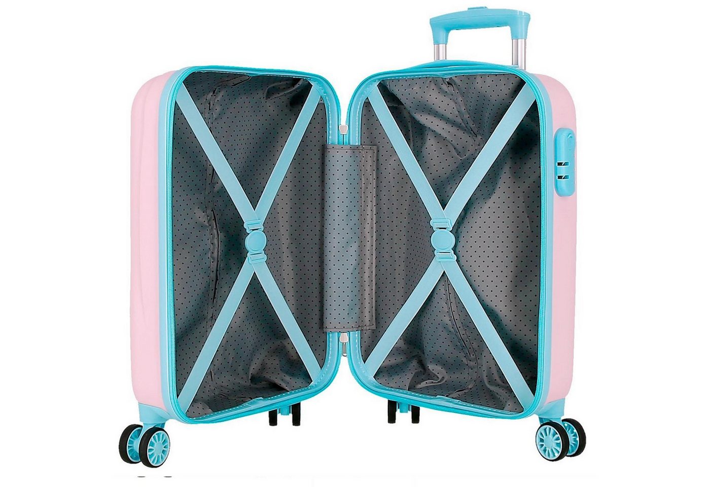 Disney Minnie Mouse Kinderkoffer Minnie Maus Trolley 50 cm – Hartschalenkoffer mit 360° Rollen, Schloss, Qualitätsware, Leicht, ABS-Hartschale, 4 Rollen 360° Bild 5