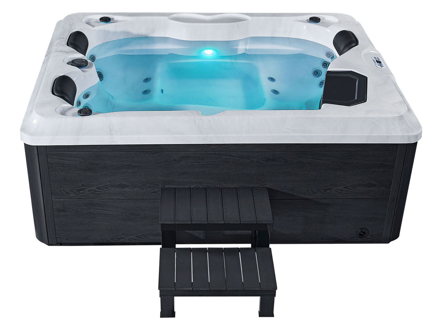 ARTSAUNA Whirlpool »Oasis«, mit 31 Massagedüsen, LED-Lichtspiel, 620 l