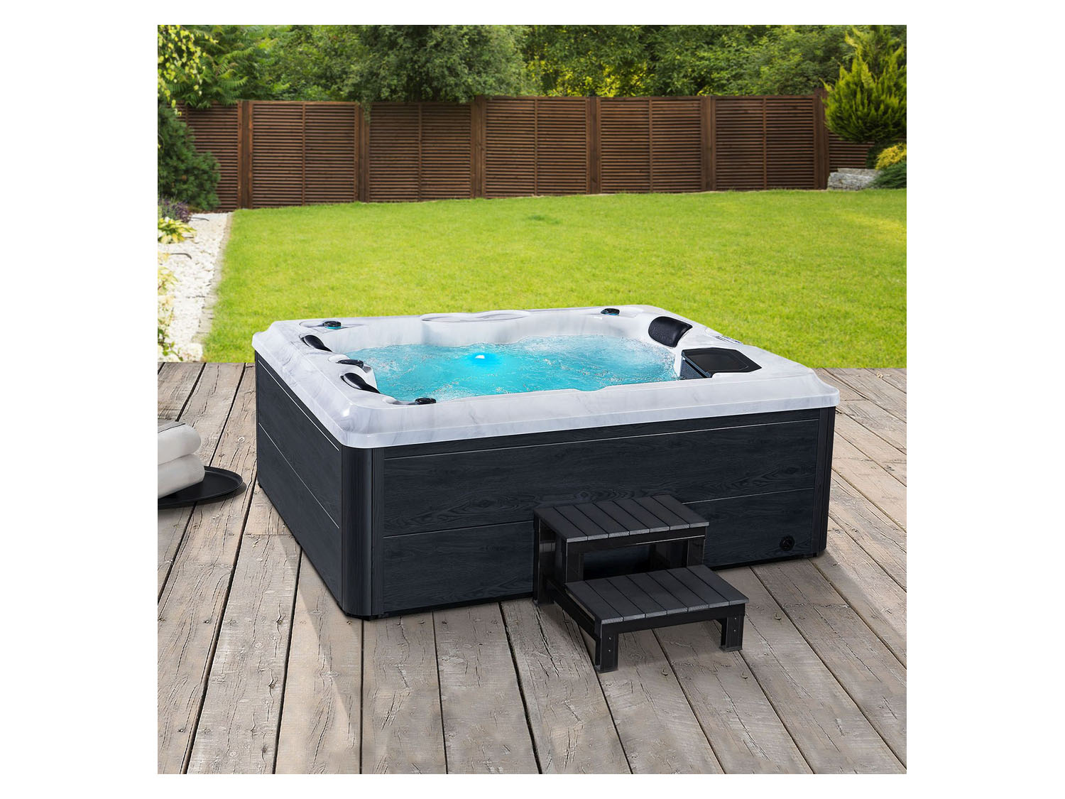 ARTSAUNA Whirlpool »Oasis«, mit 31 Massagedüsen, LED-Lichtspiel, 620 l Bild 3