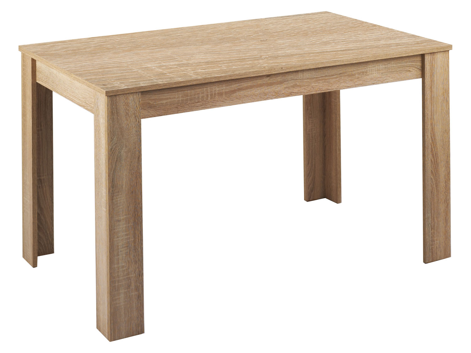 BYLIVING Esstisch Nepal (Sonoma Eiche, 140x80cm)