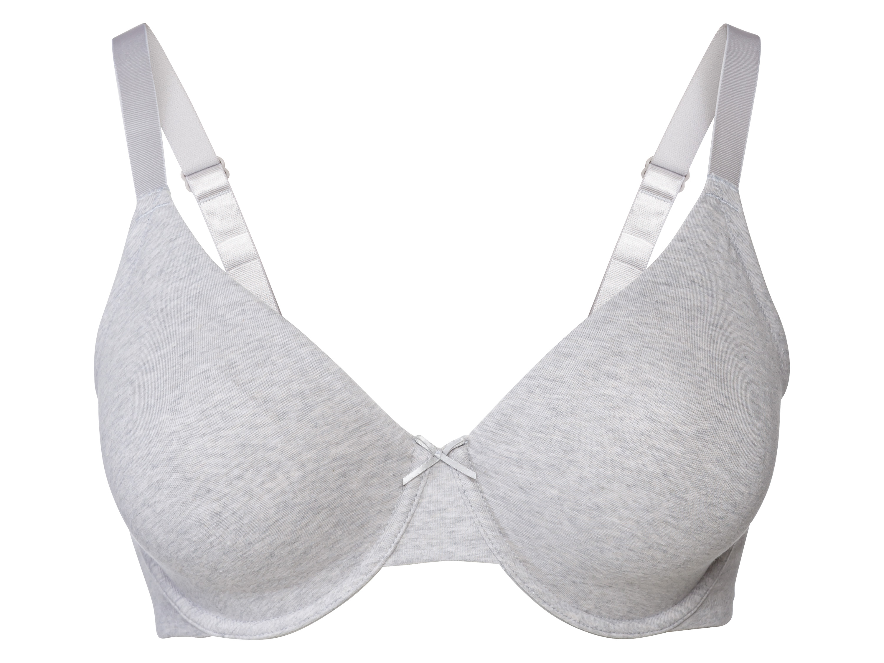 ESMARA® Damen Bügel BH gemouldet, 2 Stück (hellgrau/weiß, 90E) Bild 3