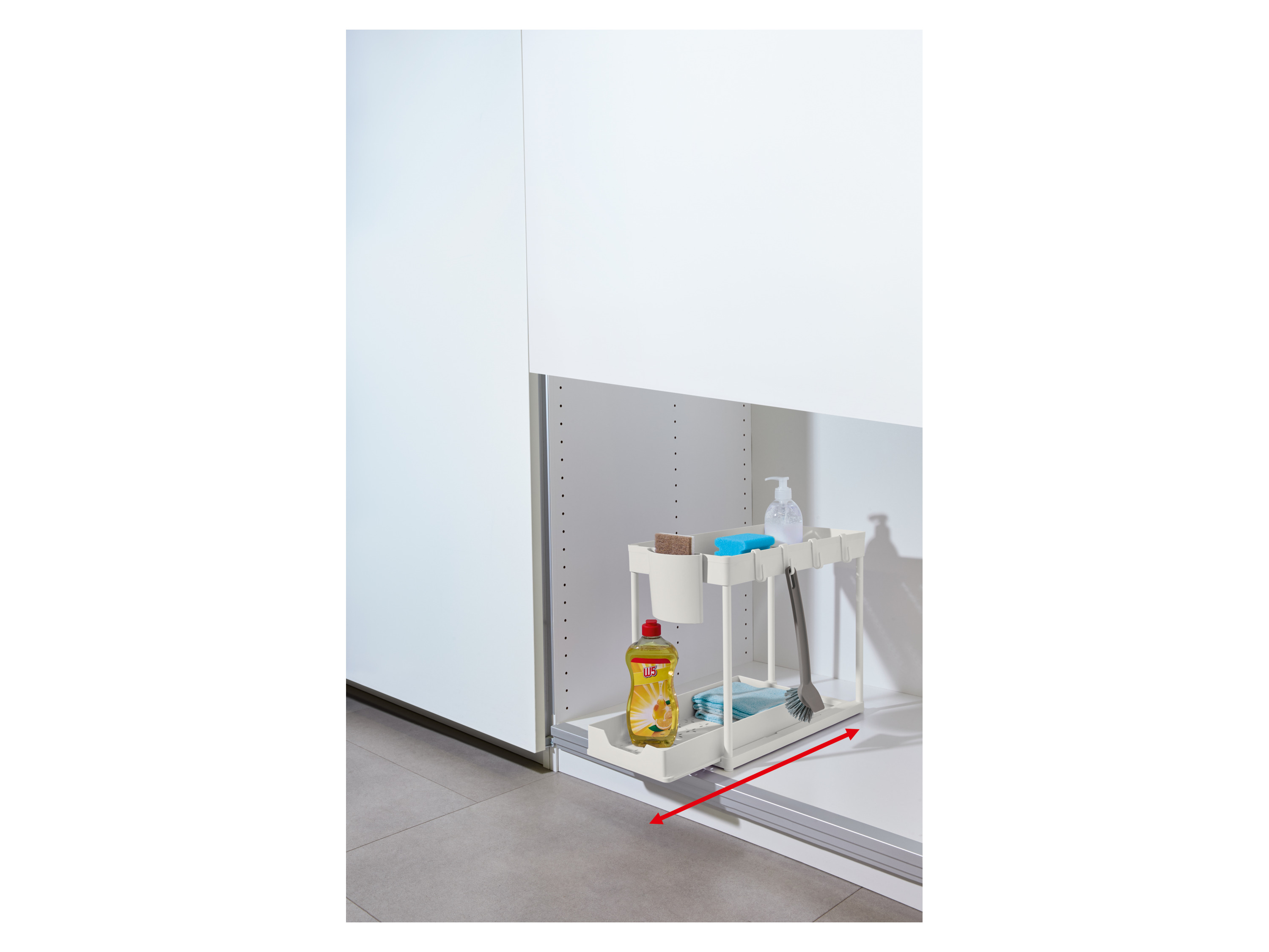 W5 Spülschrank-Organizer (weiß)