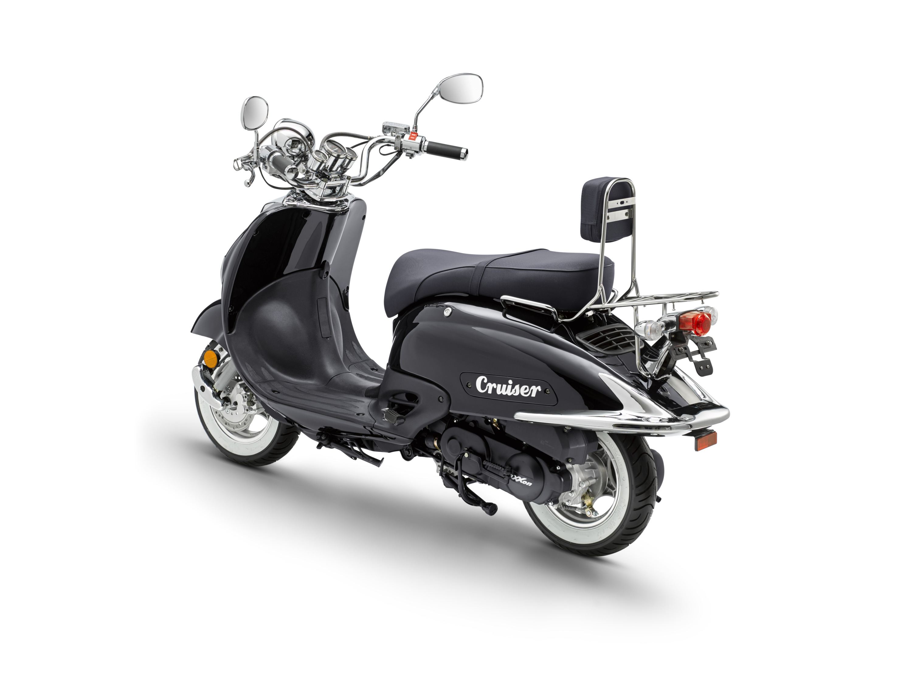 LUXXON Motorroller »Cruiser 50«, 50ccm, 45km/h (schwarz) Bild 2