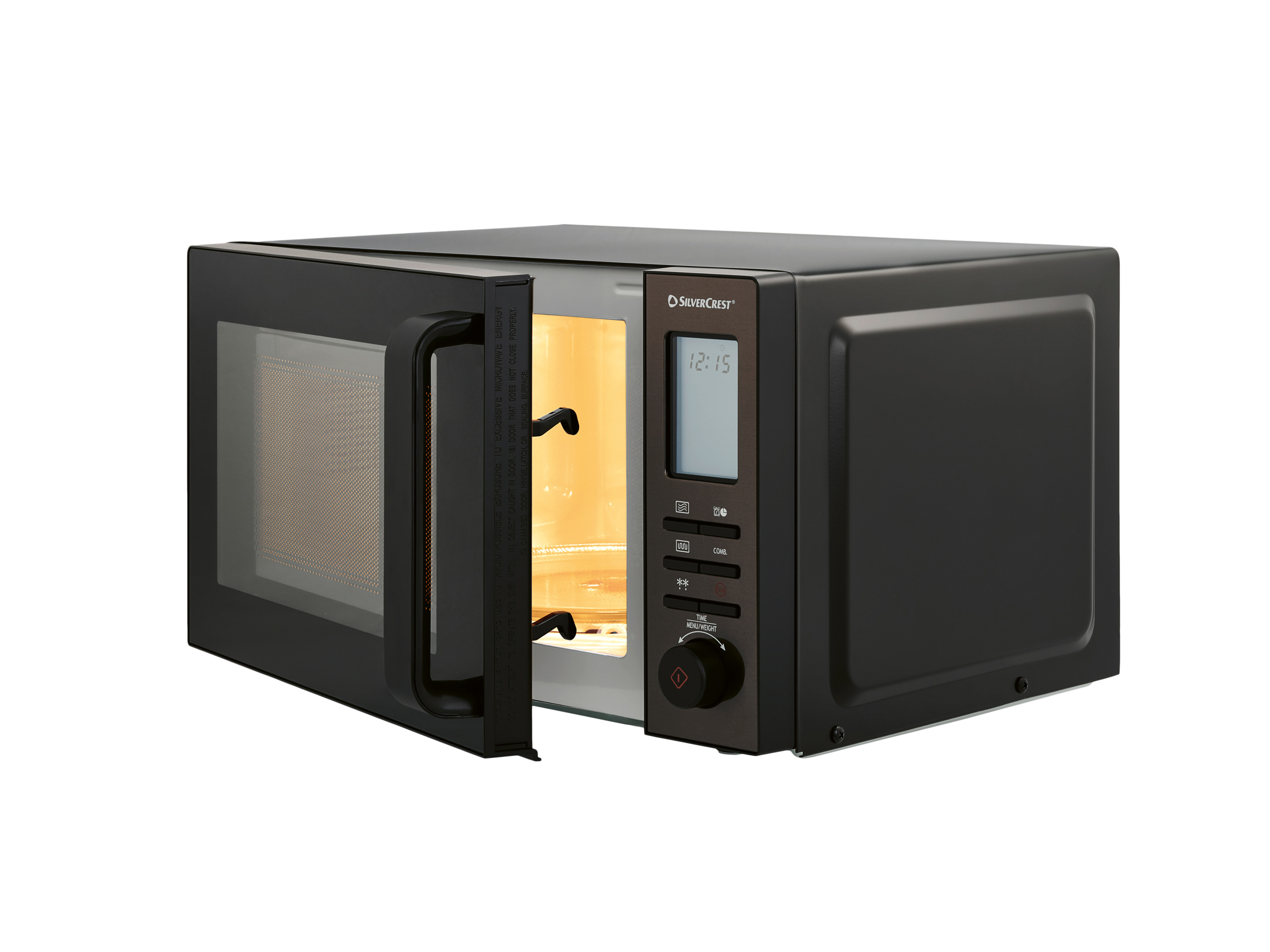 SILVERCREST® Mikrowelle mit Grillfunktion »SMW 800 F2«, ca. 20 l Bild 3