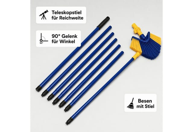 Westfalia Teleskop Besen - Ideal Zur Dachrinnenreinigung