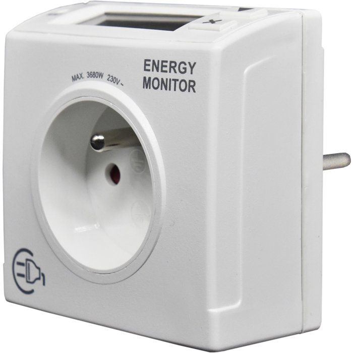 Verbrauchscontroller - Gao - Messung W/kwh/dauer - Erkennung Ab 4w - Integrierter Leistungsschalter - 16a 3680w