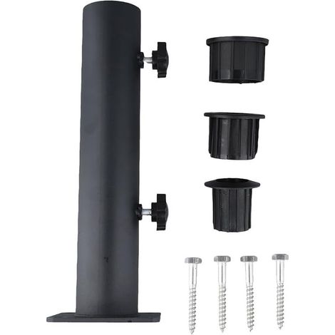 Sonnenschirmständer Mit Adapterhülse, Geeignet Für Garten- Oder Terrassentische.