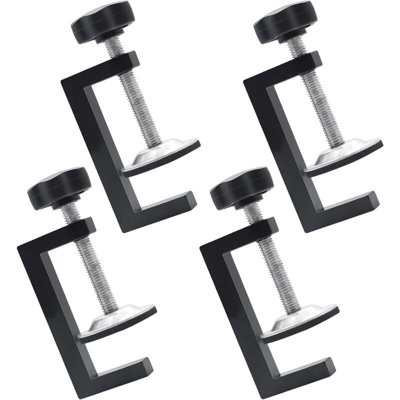Bardusch – Set Mit 4 Verstellbaren Edelstahlklemmen, Bereich 10–57 Mm, Für Schubladenmontage, Heimwerkerarbeiten