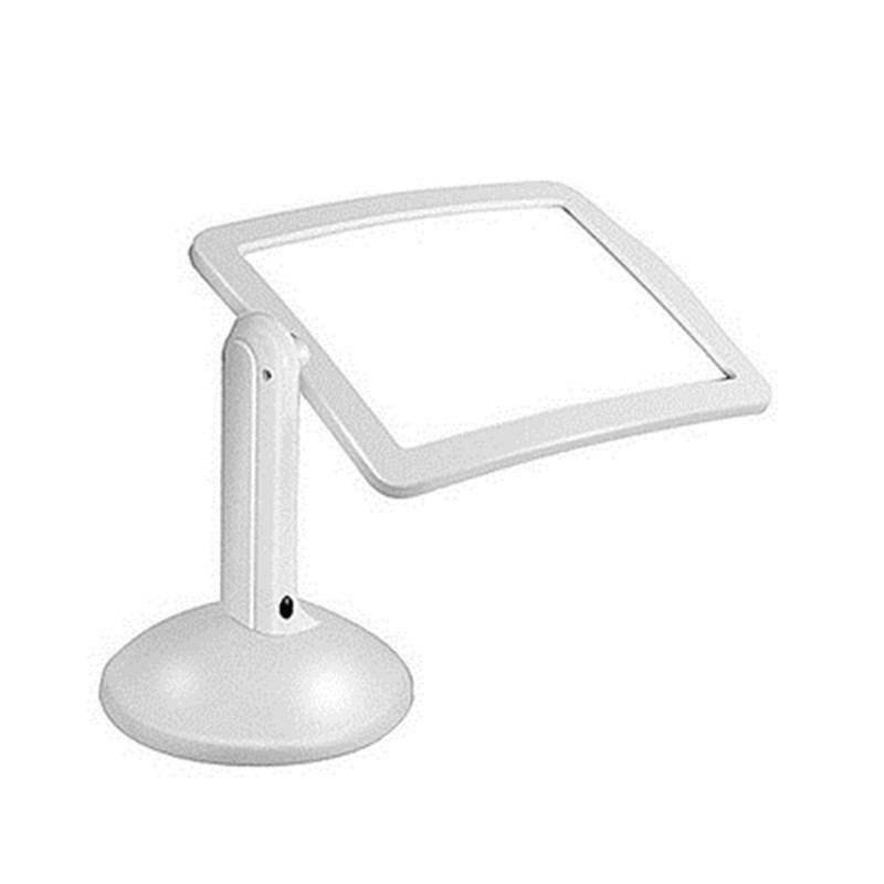 Rechteckige Lupe Mit Led-licht, Ganzseitige Lupe Mit Licht, Freihändige A4-vollseite, Für Bücher, Sehbehinderte, Ältere Menschen, Nähen, Schmuck, Lesen