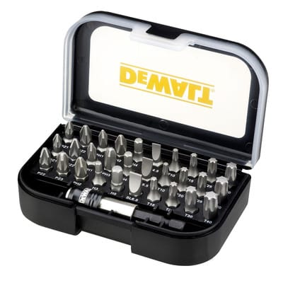 DT7944S-QZ Bit Set 31 teilig in Tough Case Pozidriv / Phillips / Schlitz / Torx / Hex - Dewalt