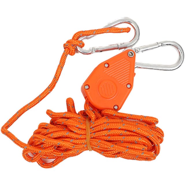 Reflektierendes Zeltseil, 4-teiliges Camping-zeltseil Mit Spanner, Verstellbares Ratschenseil, 4 Mm, 4 M Nylonseil Mit Spanner Zum Aufhängen Von Zelten Und Markisen Beim Camping, Wandern