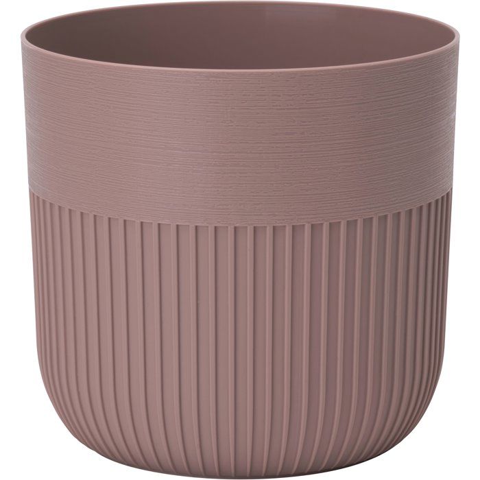 Runder Blumentopf - Garden Id - Luca Grande - Ø 40 - 41 L - H 40 Cm - Kakao