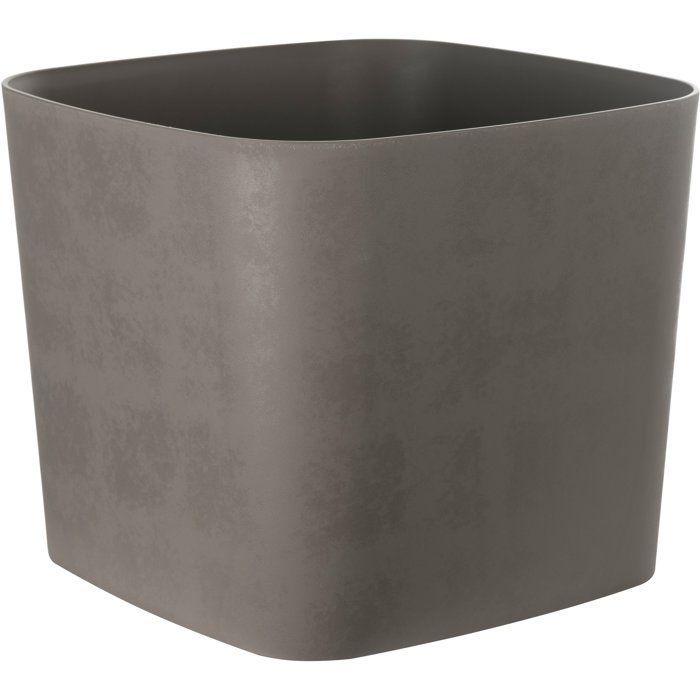 Quadratischer Blumentopf - Garden Id - Swing Quadrat - 16 L - 30 X 30 H 25 Cm - Torf