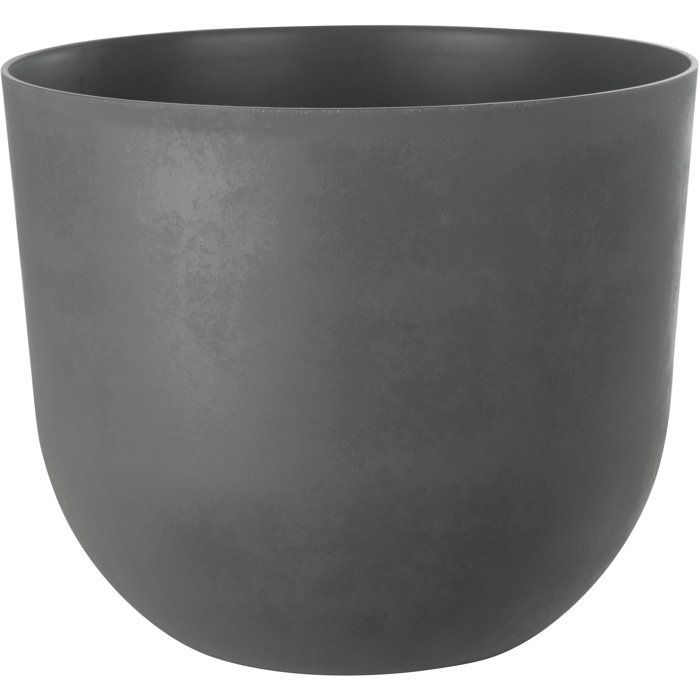 Runder Blumentopf - Garden Id - Swing Rund - Ø 40 - 30 L - H 32 Cm - Grau