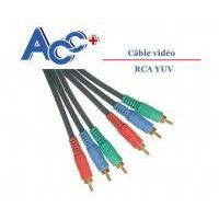 Cordon 3rca Yuv (komponente) Rvb Hd 5m